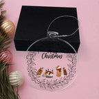 Pet Personalized Wreath Acrylic Keepsake Christmas Ornament