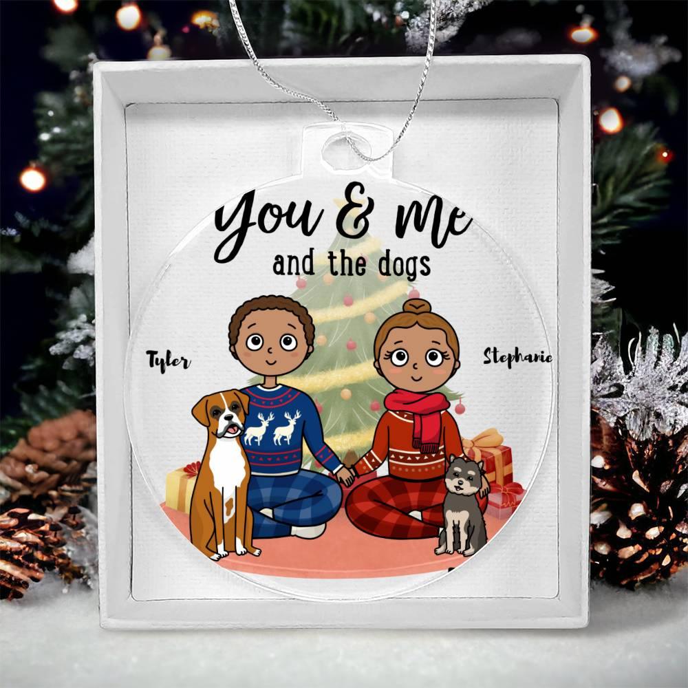 Pet Portrait Personalized Acrylic Keepsake Ornament