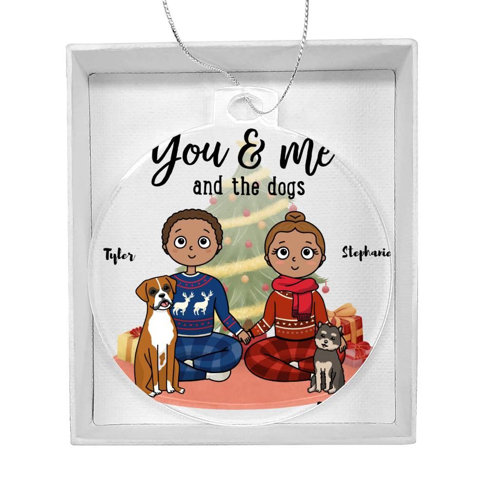 Pet Portrait Personalized Acrylic Keepsake Ornament