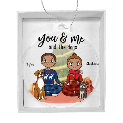 Pet Portrait Personalized Acrylic Keepsake Ornament