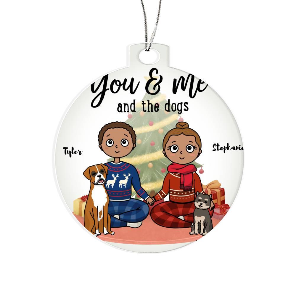 Pet Portrait Personalized Acrylic Keepsake Ornament