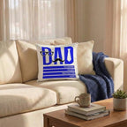 Dad Pillow – Husband Daddy Protector Hero Throw Pillow – Gift for Dad – Father’s Day Pillow – Masculine Home Decor Cushion