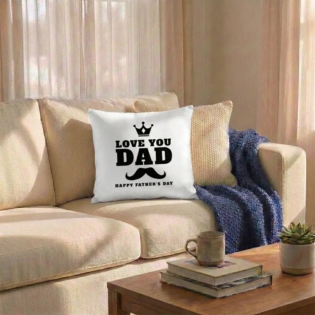 Father's Day Gift - I Love You Dad - Indoor Outdoor Pillow