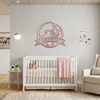Horse Personalized Name Metal Art Wall Sign