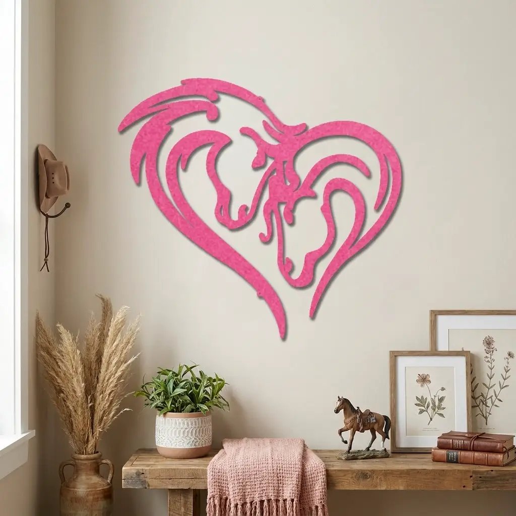 Horse Love Steel Wall Sign