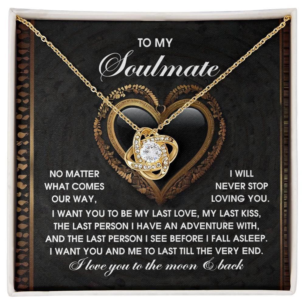 To My Soulmate - Our Days Valentine's Day Card – Perfect Love Message for Your Soulmate, Girlfriend, or Partner