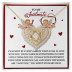 Gift for Soulmate - Sweep My Heart - Love Knot Pendant Necklace