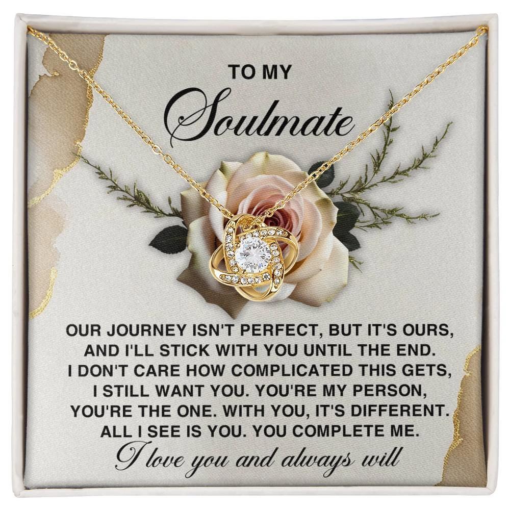 To My Soulmate - You Complete Me Valentine's Day Card – A Heartfelt Message for Your Forever Love