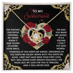 Gift for Soulmate - Never Fade - Love Knot Pendant Necklace
