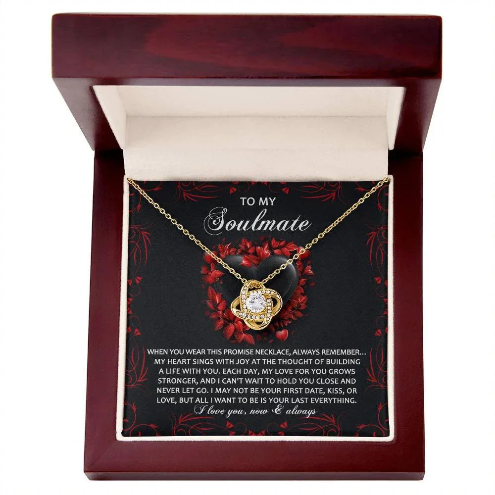 To My Soulmate - Love Knot Necklace – A Promise of Eternal Love and Devotion