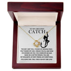 Gift for Soulmate - Hooked On You - Love Knot Pendant Necklace