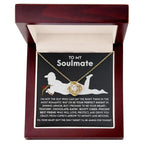 Gift for Soulmate - Cupid's Arrow - Love Knot Pendant Necklace - A Playful and Romantic Gift for the Love of Your Life