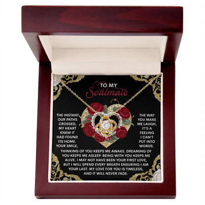 Gift for Soulmate - Never Fade - Love Knot Pendant Necklace - Mallard Moon Gift Shop