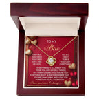 Gift for Soulmate - On My Mind - Love Knot Pendant Necklace