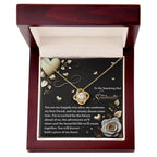 To My Smoking Hot Soulmate - Heartfelt Message Card with Love Knot Necklace