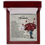 To My Soulmate - Love Knot Necklace – A Romantic Gift to Show She's Irreplaceable