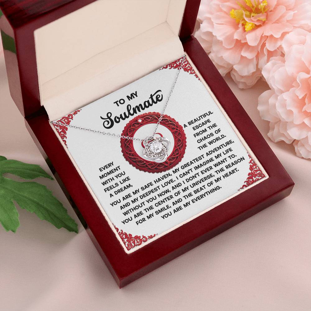 Gift for Soulmate - Like A Dream - Love Knot Pendant Necklace - Mallard Moon Gift Shop