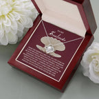 Gift for Soulmate - Every Moment - Love Knot Pendant Necklace