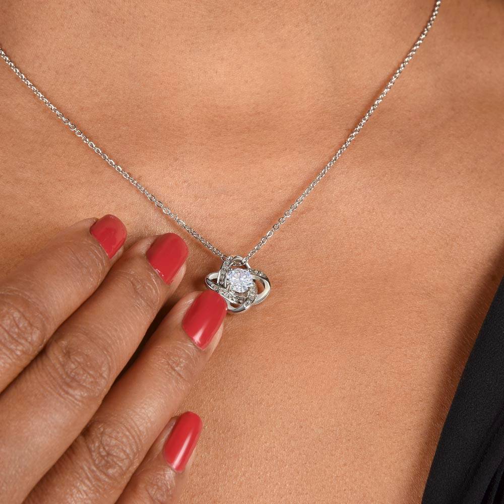 Gift for Soulmate - Our Days - Love Knot Pendant Necklace - Mallard Moon Gift Shop