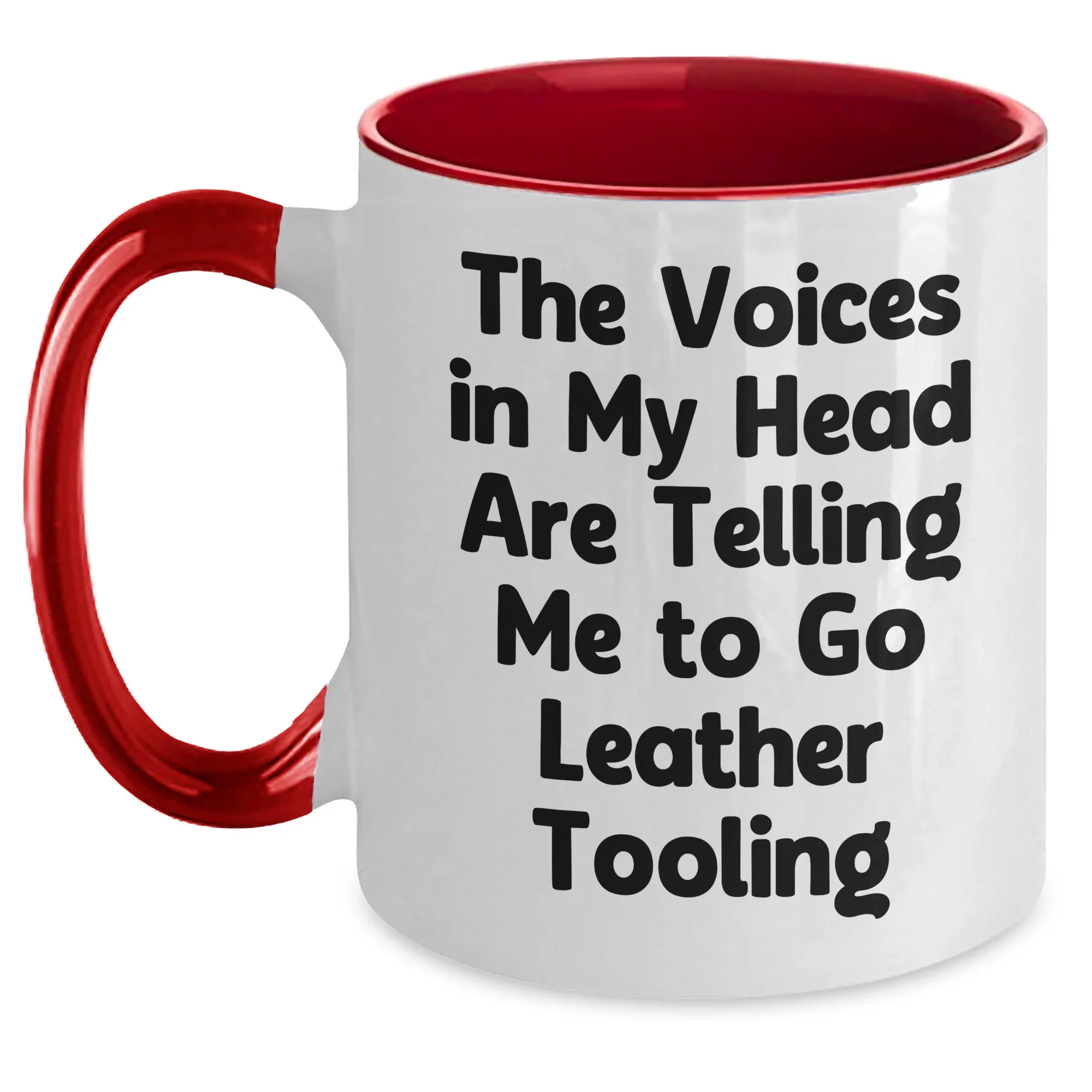 Funny Leather Tooling Gifts from Friends for Dad's Special Day - Two Tone Coffee Mug