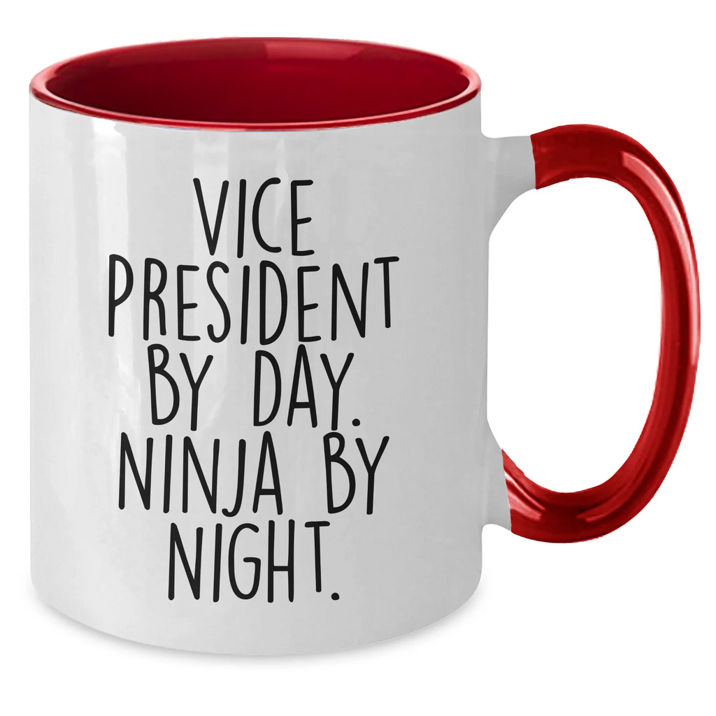 Vice President Gifts, Funny Mugs, Graduation Unique Gifts from Friends, Gifts for Vice President by Day, Ninja By Night