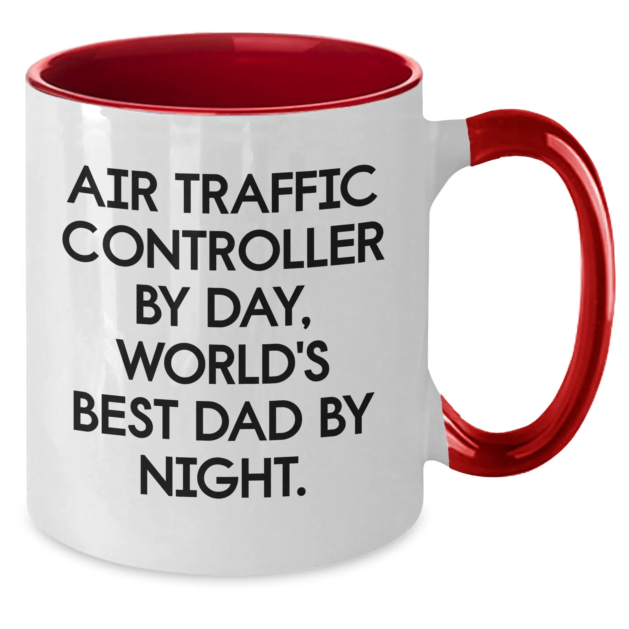 Funny Air Traffic Controller Gifts from Mom to Air Traffic Controller By Day, World's Best Dad By Night. Graduation Unique Gifts for Men