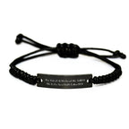 Funny Sea Glass Collecting Rope Bracelet Gifts from Men to Sea Glass Collecting Friends on Father's Day