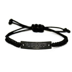 'Code Like a Pro' Gift for Computer Programmers from Friends - Adjustable Rope Bracelet for Men and Women - Funny Quote Mother's Day Unique Gifts