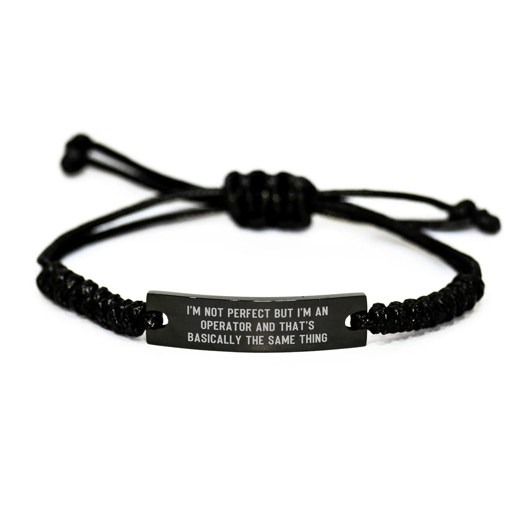 Funny Operator Rope Bracelet Gifts from Men to Operator Friends and Coworkers for Mother's Day Unique