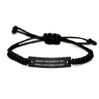 Aircraft Mechanic Gifts from Friends, Gifts for Aircraft Mechanic By Day, World's Best Mom By Night. - Black Rope Adjustable Graduation Unique Gift