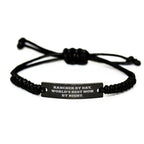 Rancher Rope Bracelet, Gifts from Men to Rancher, Unique Mother's Day Unique Gifts by Day, World's Best Mom By Night, Adjustable Rope Jewelry