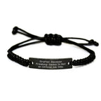 Funny Drafter Gifts from Friends, Unique Rope Bracelet for Men Graduation, 'Drafter. Because Freaking' genius Is Not An Official Job Title.'