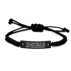 Funny Inspirational Rope Bracelet Gifts from Friends for Psychologist Graduation