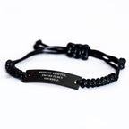 Funny Drafter Gifts from Friends to Retired Drafter Figure It Out Yourself Rope Brailcelet for Mother's Day