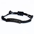 Funny Trucker Gifts, Father's Day Unique Rope Bracelets - This Is What An Awesome Trucker Looks Like
