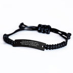 Electrician Rope Bracelet, Funny Quote, 'I'm An Electrician. Not A Magician But I Can See Why You Might Be Confused.', Gifts for Electrician, Men, Father's Day Unique Gifts from Family