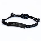 Funny Best Nuclear Technologist Gifts from Men to Friends - Nuclear Technologist Rope Bracelet, Mother's Day Unique Gifts