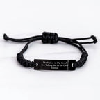 Card Games Enthusiasts' Funny Gift, Rope Bracelet for Men, Funny Quote, Father's Day Unique Gifts from Friends, Card Games Lovers