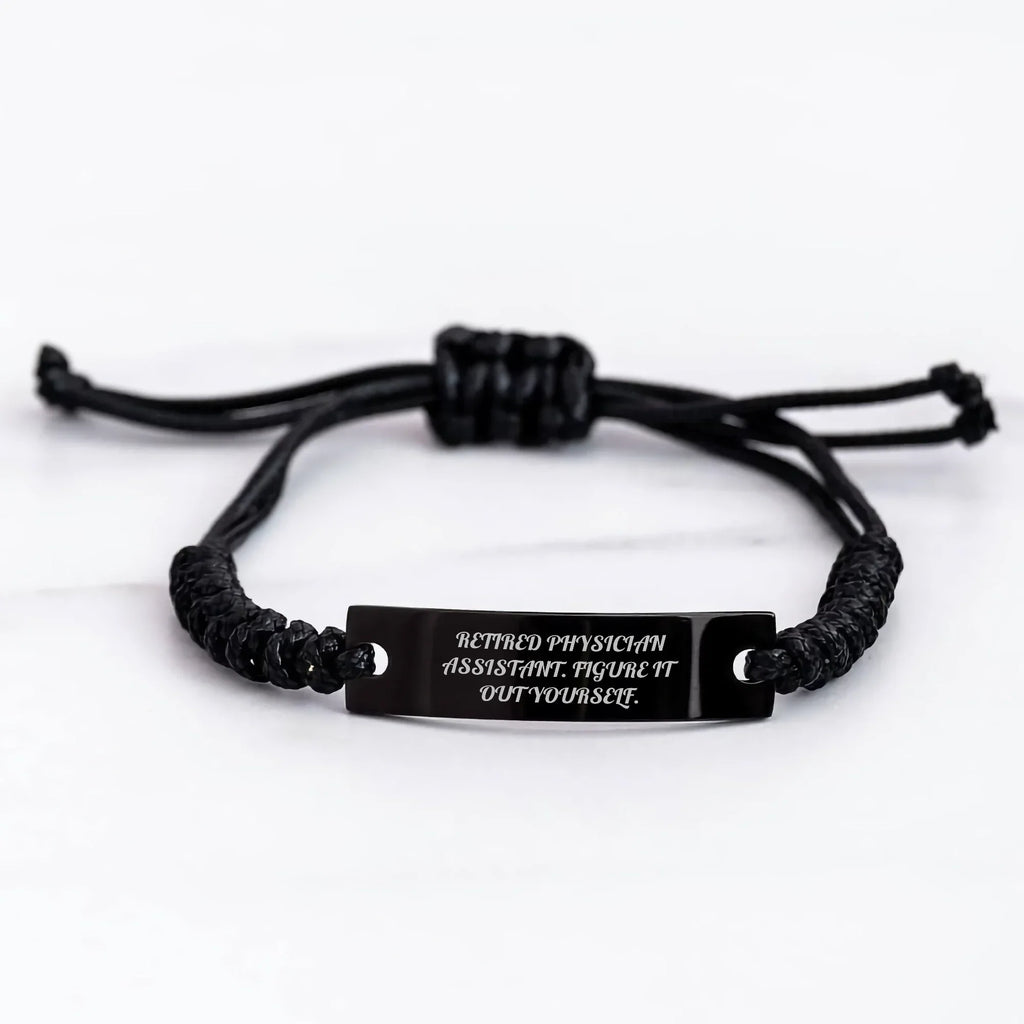 Gifts from Friends to Physician Assistants - 'Figure It Out Yourself' Quote Rope Graduation Gift for Men and Women