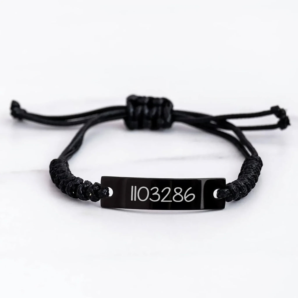 Vice-Principal By Day. Ninja By Night. - Funny Graduation Gift for Vice-Principal from Friends, Coworkers, or Family - Adjustable Rope Bracelet with Black Stainless Steel and Interlaced Rope