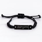 Orthopedic Surgeon Gifts from Friends - 'This Is What An Awesome Orthopedic Surgeon Looks Like' Rope Bracelet for Men, Unique Father's Day Unique Gifts