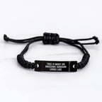 Awesome Surgeon Gifts, Funny Quote Rope Bracelet for Men, Father's Day Unique Gifts from Friends, Family, Coworkers
