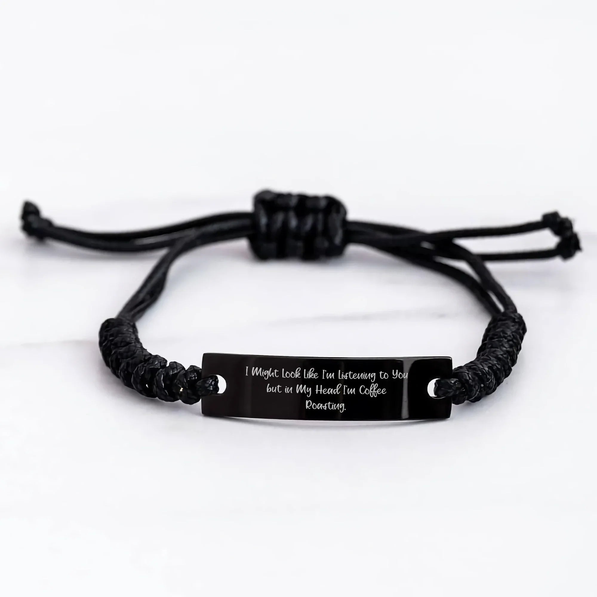 Coffee Roasting Enthusiasts Gifts for Men Father's Day Funny Rope Bracelet, Gifts from Men to Coffee Roasting Lovers, Coffee Roasting Accessories