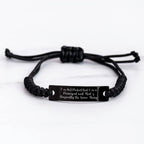 Funny Principal Rope Bracelet Gifts from Friends for Graduation, I'm Not Perfect