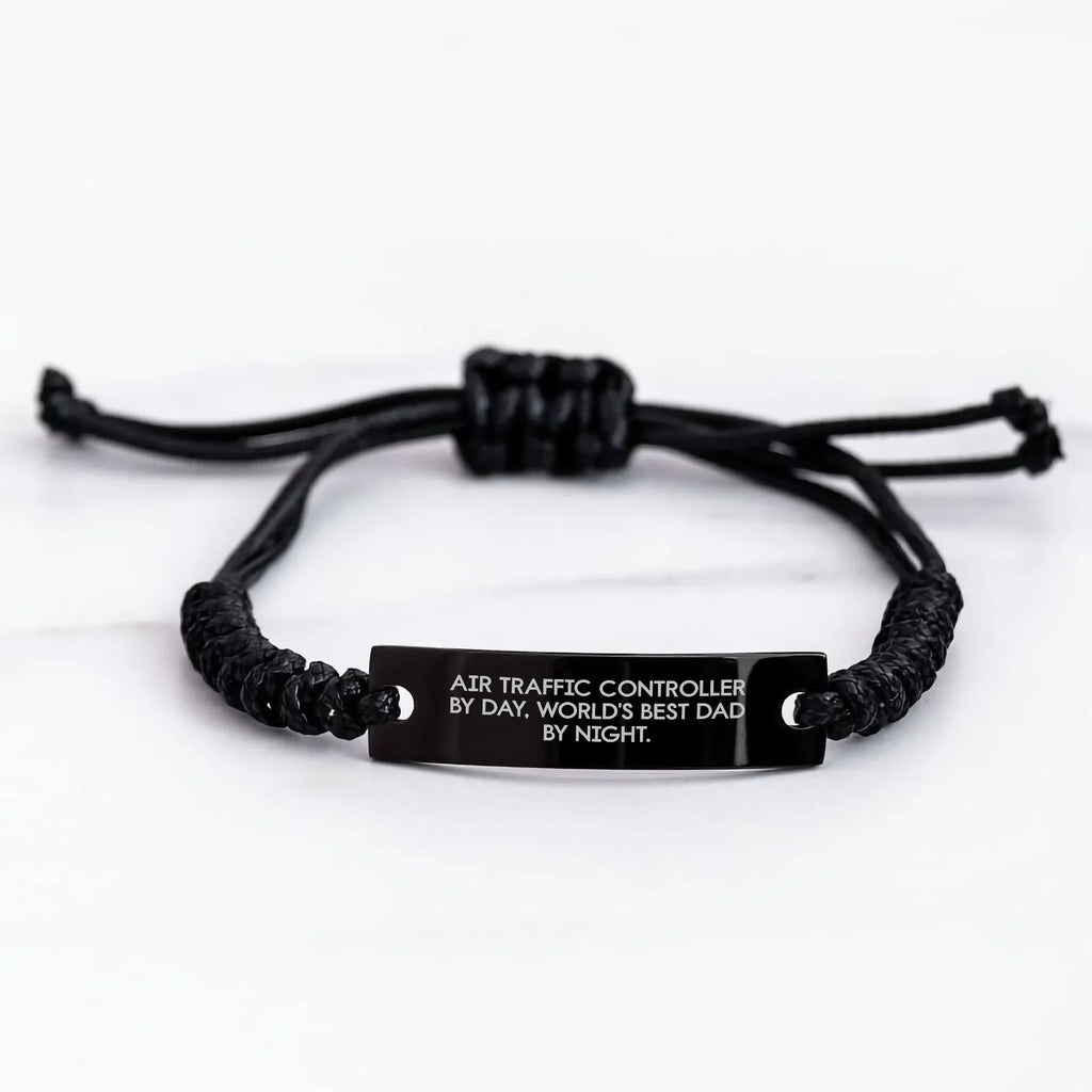 Air Traffic Controller Gifts, Funny Quote Rope Bracelte, Graduation Unique Gifts from Men to Air Traffic Controllers