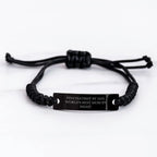 Psychiatrist Gifts - 'Psychiatrist By Day, World's Best Mom By Night.' Quote Adjustable Rope Bracelet for Mother's Day from Family
