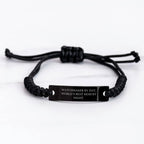 Watchmaker Gifts, Rope Bracelet, Funny Quote, Father's Day, Gifts from Mom, Gifts for Watchmaker - 'Watchmaker By Day, World's Best Mom By Night.'