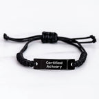 Funny Certified Actuary Quote Rope Bracelet Gifts from Men to Actuary Dad on Father's Day, Adjustable Rope Jewelry for Actuary Professionals