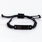 Funny Domestic Shorthair Cat Rope Bracelet Gifts from Mom to Dad on Father's Day - 'I Just Want To Be A Stay At Home Domestic Shorthair Mom'