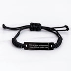 Funny Loan Officer Gifts, Inspirational Rope Bracelet for Men, Gifts from Dad, Gifts for Loan Officer, Father's Day Unique Gifts, This Is What An Awesome Loan Officer Looks Like